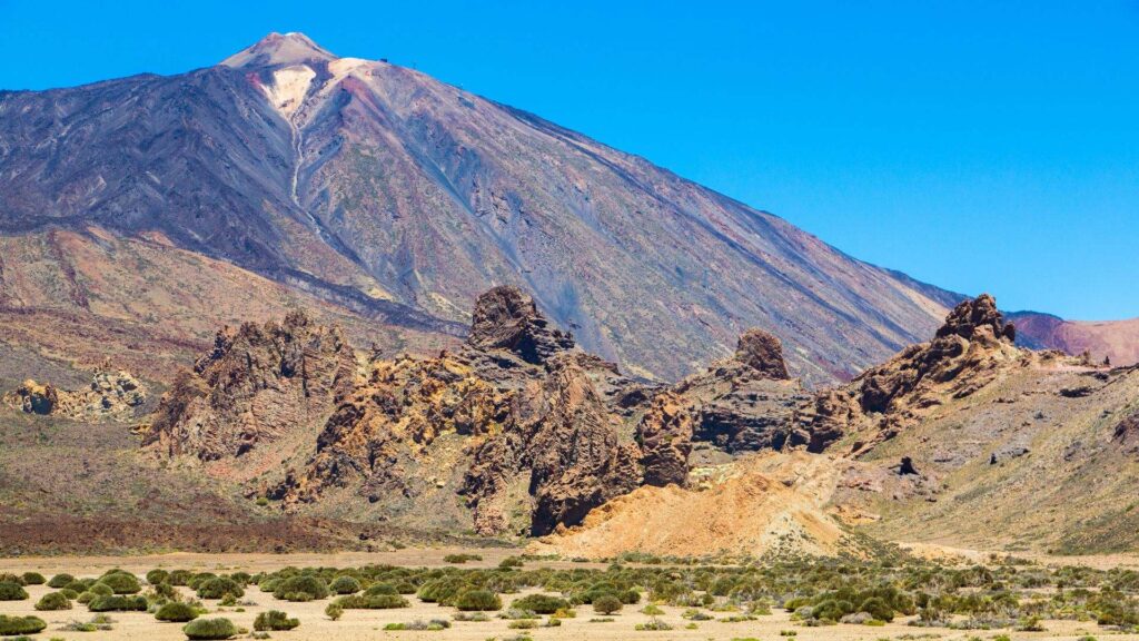 Wandelen in Teide Nationaal Park op Tenerife 