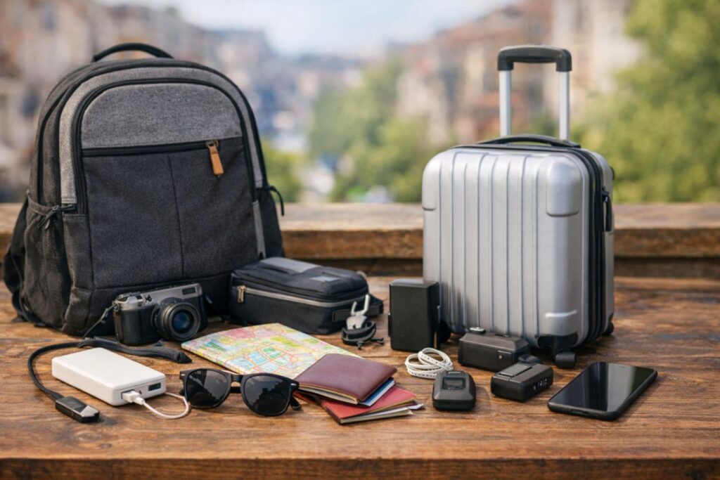 Solo reizen tips: voorbereiding met kaart en koffers