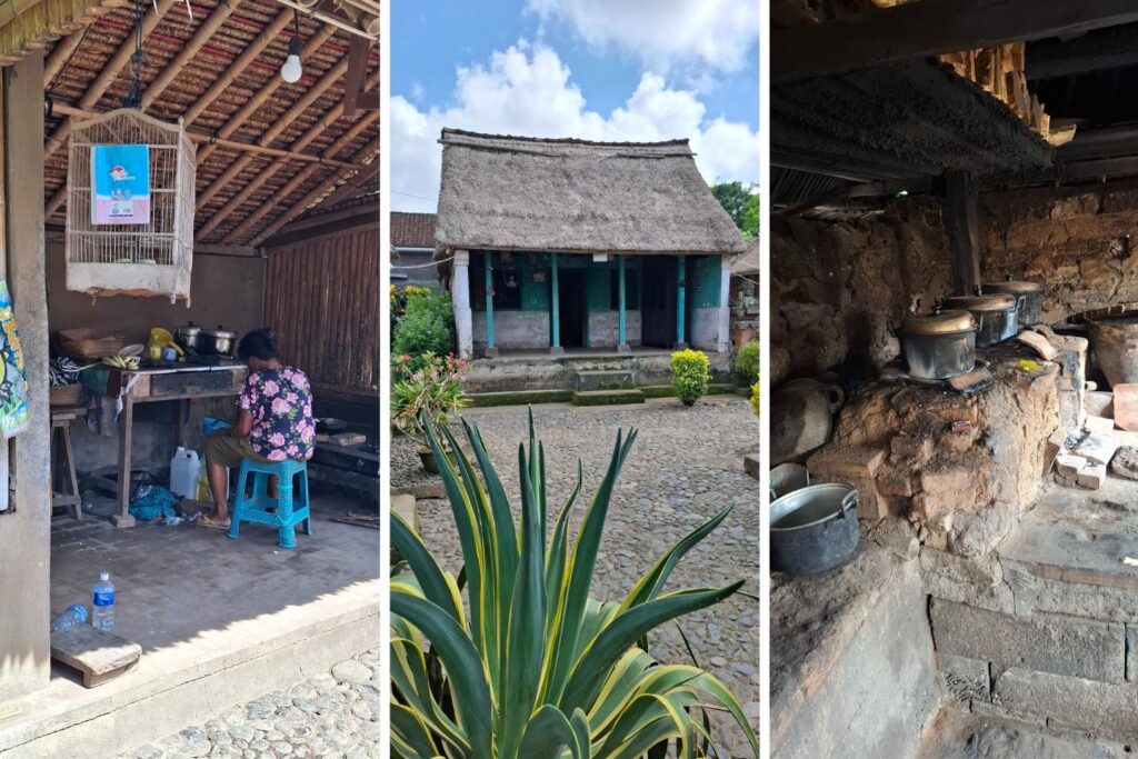 Dagelijks leven van een Balinese familie bij Ubud