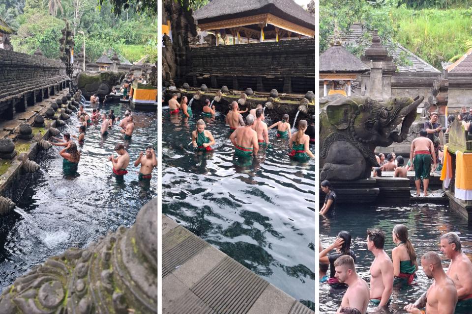 Tirta Empul tempel met heilig water op Bali