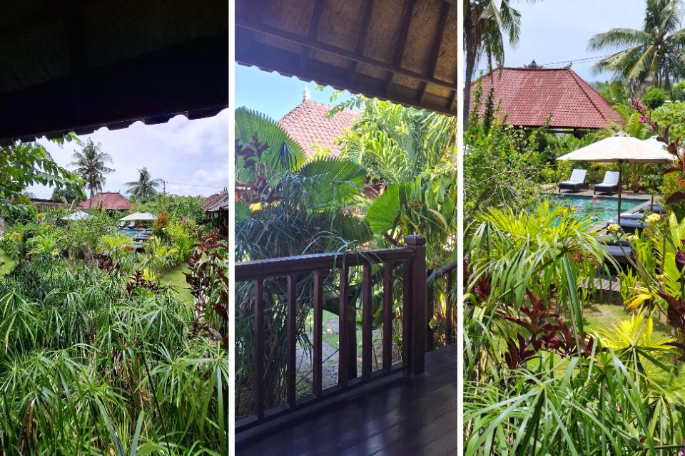 Accommodatie in Ubud tussen rijstvelden