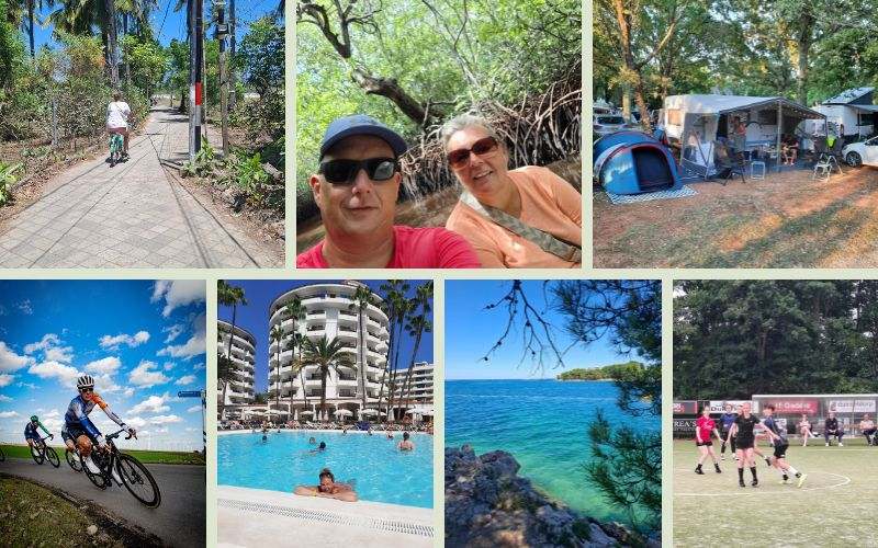 Collage van Bianca, gezin en reizen – De Wereldverkenner