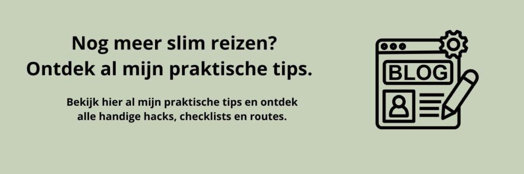 Banner naar praktische tips en reishacks van De Wereldverkenner