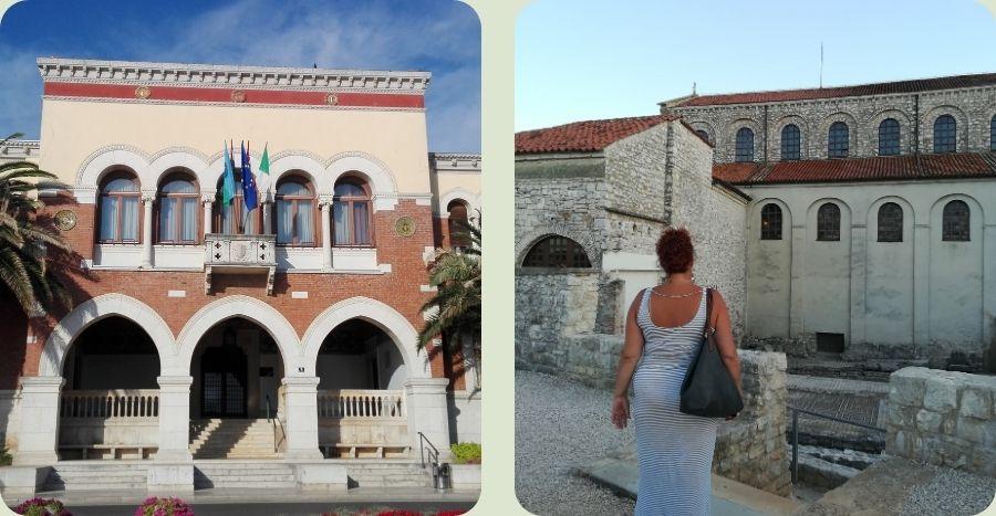Historische gebouwen en bekende bezienswaardigheden in Poreč, Istrië